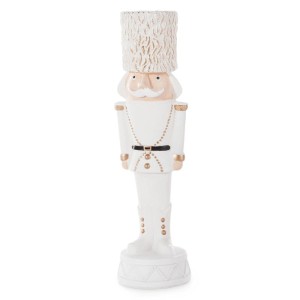 Figurka dziadek do orzechów Eurofirany 24cm biały