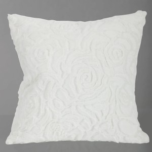 Poszewka pluszowa 40x40 Eurofirany Rose krem