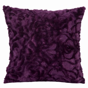 Poszewka pluszowa 40x40 Eurofirany Rose fiolet