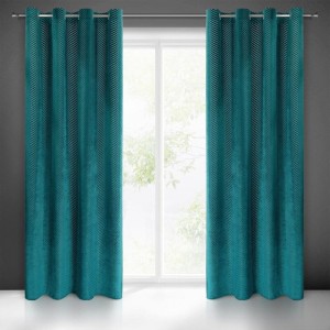 ZASŁONA GOTOWA LUSSI 140X250 CM CIEMNOTURKUSOWY