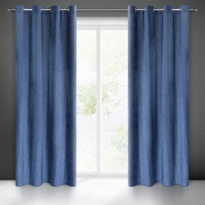 ZASŁONA GOTOWA LUSSI 140X250 CM GRANATOWY