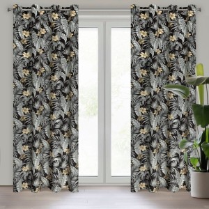 ZASŁONA GOTOWA LOREN 140X250 CM CZARNY