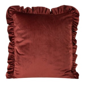 POSZEWKA VELVET 25 45 X 45 CM CEGLASTY
