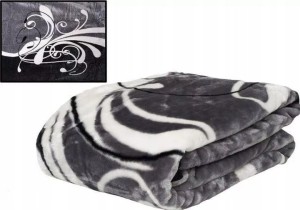 Koc akrylowy 160x210 Elway szary grafit nuta