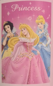 Koc dziecięcy 100x150 polarowy Księżniczki Princess