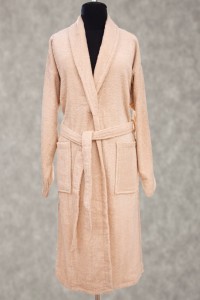 Szlafrok damski bawełniany Bella Eurofirany beż L