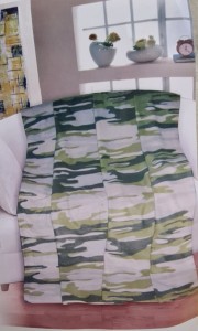 Koc polarowy 150x200 polar Matex zielony moro