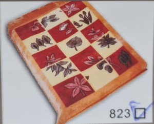 Koc akrylowy 160x200 Jedeka gruby 823 liście 