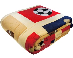 Narzuta dziecięca 145x220 Sporty Inspiracja piłki