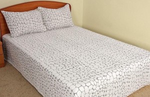 Narzuta bawełniana 220x240 Eurofirany 68 biały+czarny