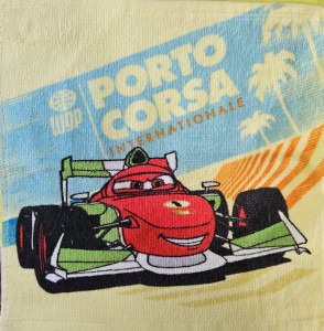 Ręcznik dziecięcy 30x30 Auta Porto Corsa