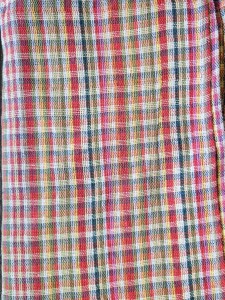 Ścierka kuchenna kratka czerwona