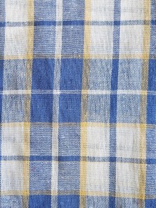 Ścierka kuchenna krata niebieska