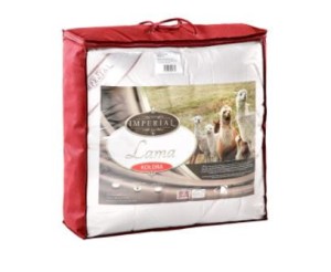 Kołdra AMW Imperial Lama ALPAKA 200x220 wełna 1200g
