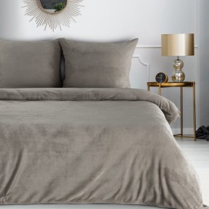 KOMPLET POŚCIELI FLANO 2 220 X 200 CM BEŻOWY