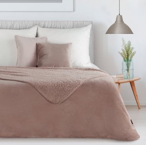 KOC TEDY 170 X 210 CM PUDROWY