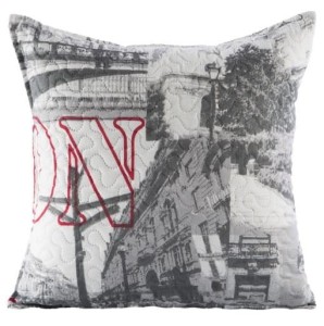 Poszewka do narzuty 40x40 EuroFirany LONDON szary