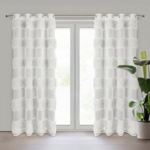 FIRANA GOTOWA MARGARET 140 X 250 CM KREMOWY