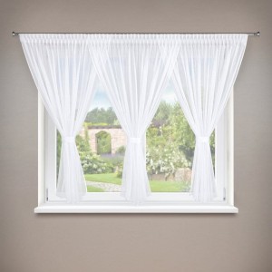 FIRANA GOTOWA DEK 400 X 160 CM BIAŁY