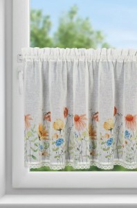 FIRANA GOTOWA NATI NA TAŚMIE 150 X 60 CM BIAŁY