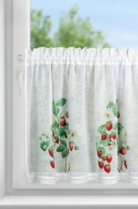 FIRANA GOTOWA KSENIA NA TAŚMIE 150 X 60 CM BIAŁY