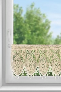 FIRANA GOTOWA MOLY NA TAŚMIE 150 X 30 CM JASNOBEŻOWY