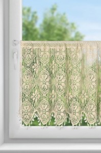 FIRANA GOTOWA MOLY NA TAŚMIE 150 X 60 CM JASNOBEŻOWY