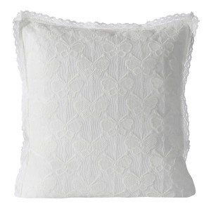 Poszewka ozdobna 45x45 EuroFirany CARMO1 koronka