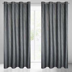 ZASŁONA GOTOWA DARCY 140 X 250 CM CZARNY