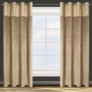 ZASŁONA GOTOWA D91 AGNES 140 X 250 CM BEŻOWY