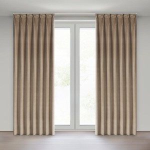 ZASŁONA GOTOWA MELANIE 80 X 270 CM CIEMNOBEŻOWY