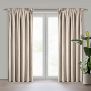 ZASŁONA GOTOWA MEGI NA TAŚMIE 140 X 270 CM BEŻOWY