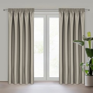 ZASŁONA GOTOWA SELINA NA TAŚMIE 140 X 270 CM CIEMNOBEŻOWY