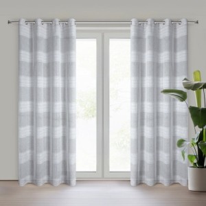 ZASŁONA GOTOWA AGATA 140 X 250 CM SREBRNY