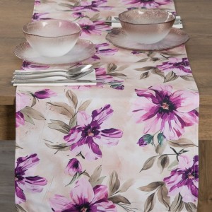 OBRUS GARDEN 40 X 180 CM KREMOWY