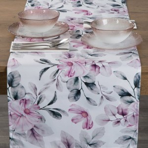 OBRUS GARDEN 40 X 140 CM BIAŁY