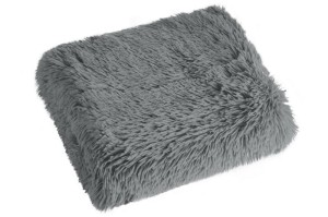 Narzuta włochacz 170x210 EuroFirany LETTIE stalowy