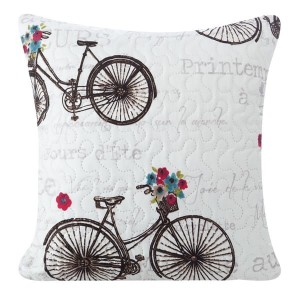 Poszewka do narzuty 40x40 EuroFirany ROWER brązowy