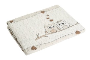 Narzuta 170x210 KIDS krem+beż dziecięca pikowana