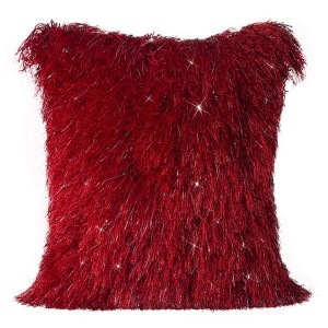 Poszewka puszysta 45x45 EuroFirany MUSSO czerwony
