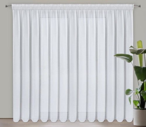 FIRANA GOTOWA ARLETA NA TAŚMIE 350 X 270 CM BIAŁY