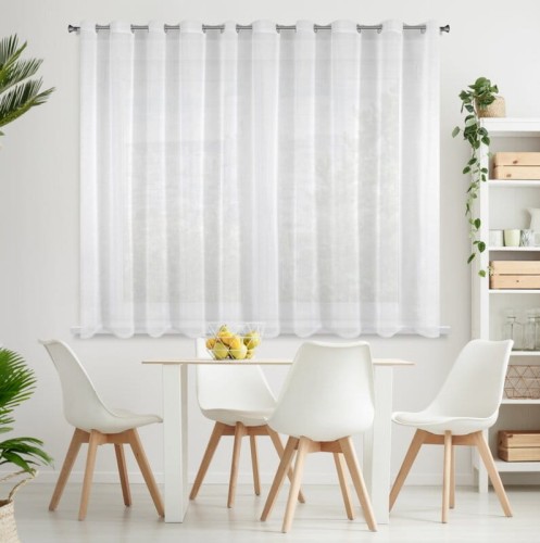 FIRANA GOTOWA LUCY 300 X 150 CM BIAŁY