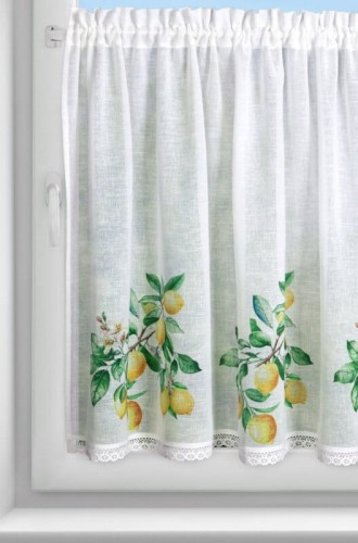 FIRANA GOTOWA CLOE NA TAŚMIE 150 X 90 CM BIAŁY