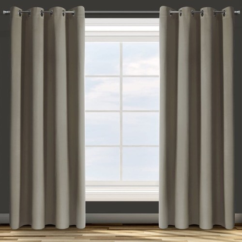 ZASŁONA GOTOWA D91 PARISA 140 X 250 CM CIEMNOBEŻOWY