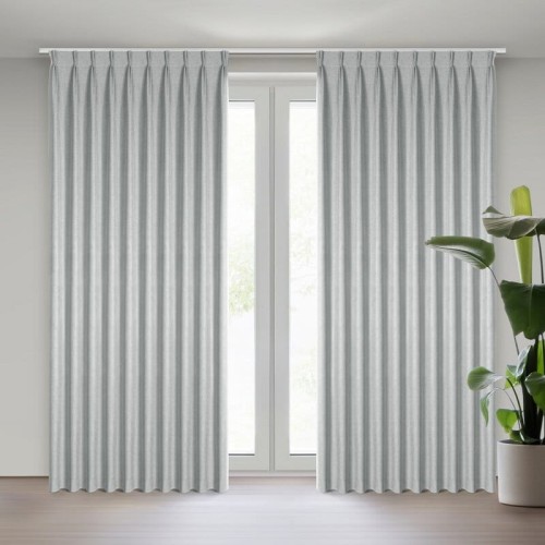 ZASŁONA GOTOWA NELISA 125 X 270 CM SREBRNY