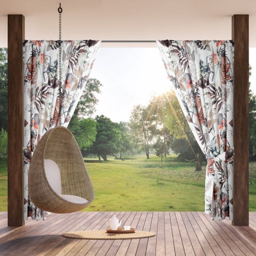 ZASŁONA GOTOWA GARDEN 21 NA TAŚMIE 155 X 200 CM BIAŁY