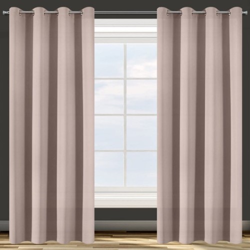 ZASŁONA GOTOWA D91 PARISA 135 X 250 CM PUDROWY RÓŻ