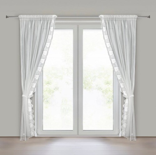 FIRANA GOTOWA LETI NA TAŚMIE 140 X 270 CM BIAŁY