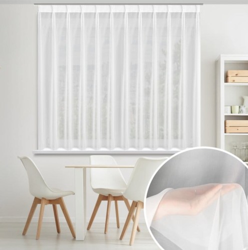 FIRANA GOTOWA LUCY 230 X 170 CM BIAŁY
