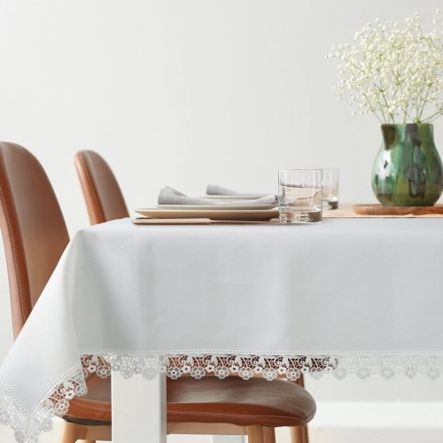 OBRUS CINDY 145 X 260 CM BIAŁY